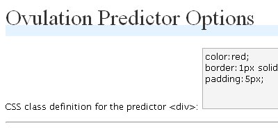 Ovulation Predictor Options